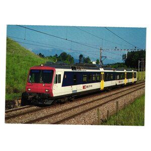 Swiss Federal Railways SBB Push Pull Train RBDe 4/4 2121 Bt 29-34 927 Postcard